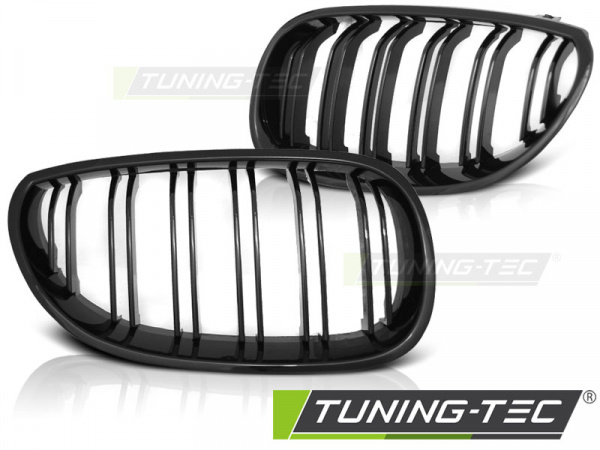Upgrade Sportgrill Nieren für BMW 5er E60/E61 03-10 Hochglanz schwarz